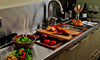 Premium stainless steel proximity kitchensystem® with Premium board and 1/2 Carrier/Insert